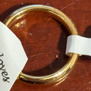 Gold tone stainless steel band from ITALY #25